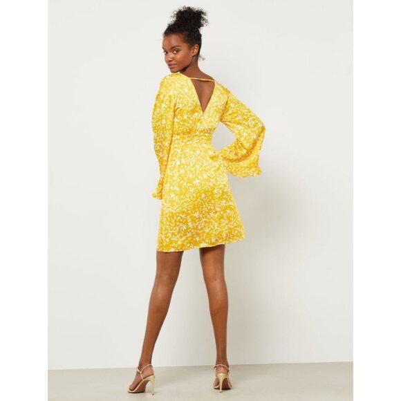 NWT BCBGMAXAZRIA Delilah Long Sleeve Dress, size Medium - Picture 6 of 12